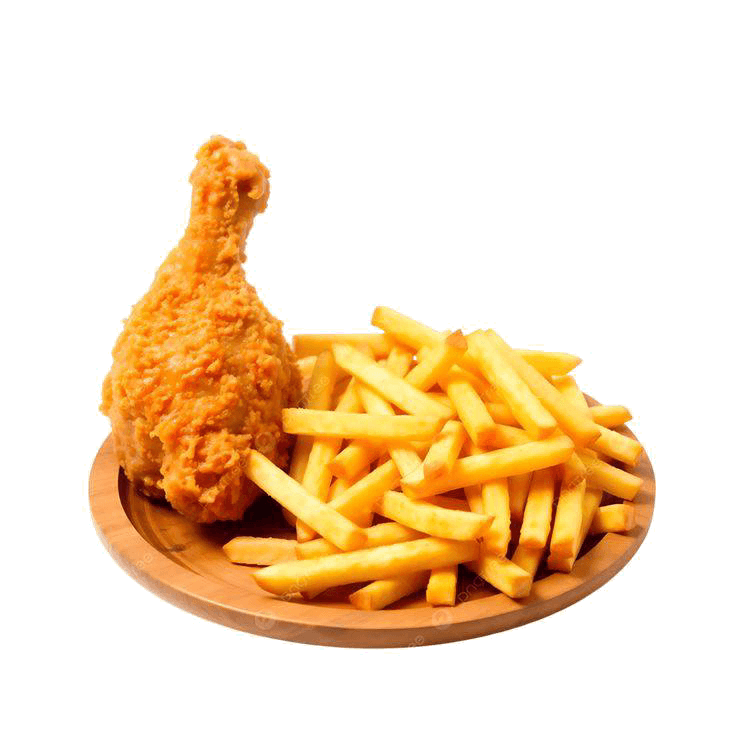Yam Chips & Chicken